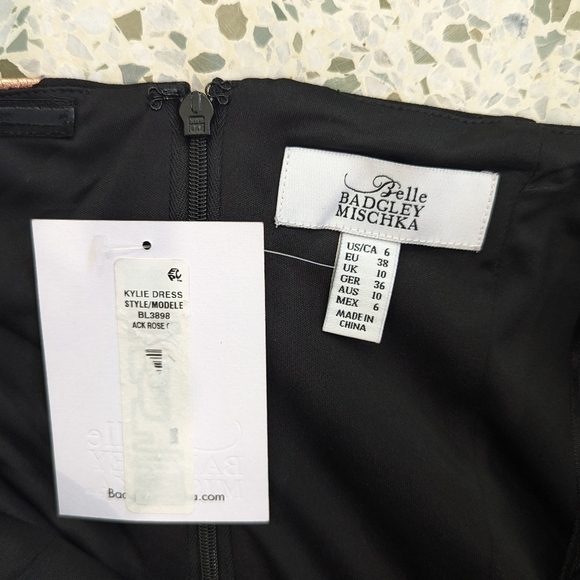 NWT Belle Badgley Mischka "Kylie" dress - Picture 5 of 8